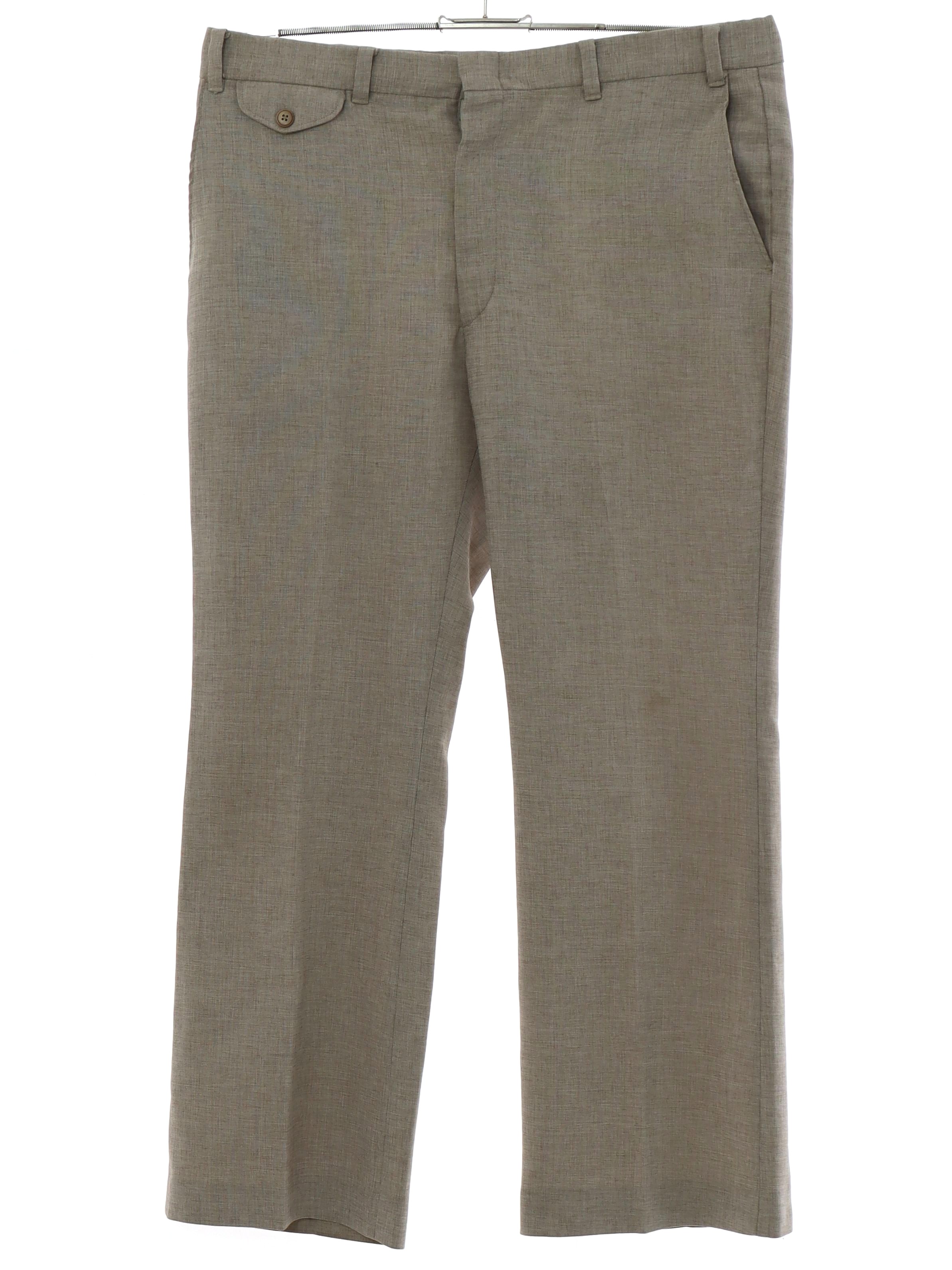 Eighties Vintage Pants: Early 80s -Levis Panatela- Mens heathered