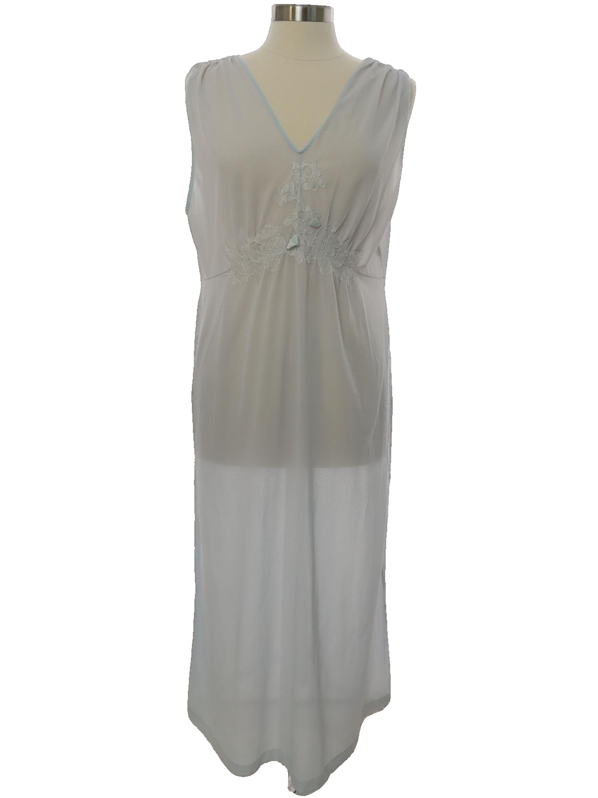 Retro 60's Womens Lingerie - Nightgown: 60s -Holly Vassarette by