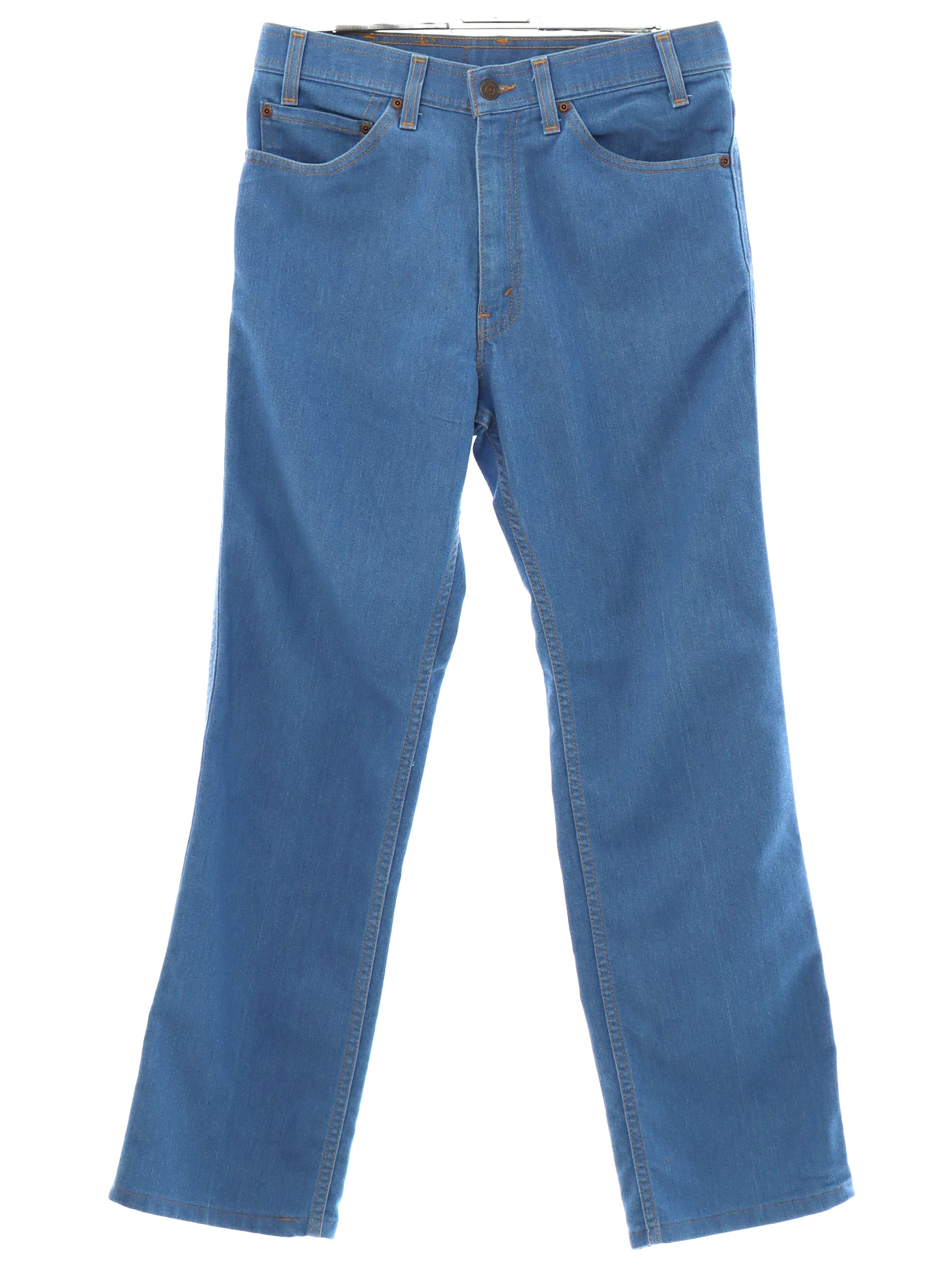 70s Vintage Levis Pants: 70s style (made 2001) -Levis- Mens blue cotton ...