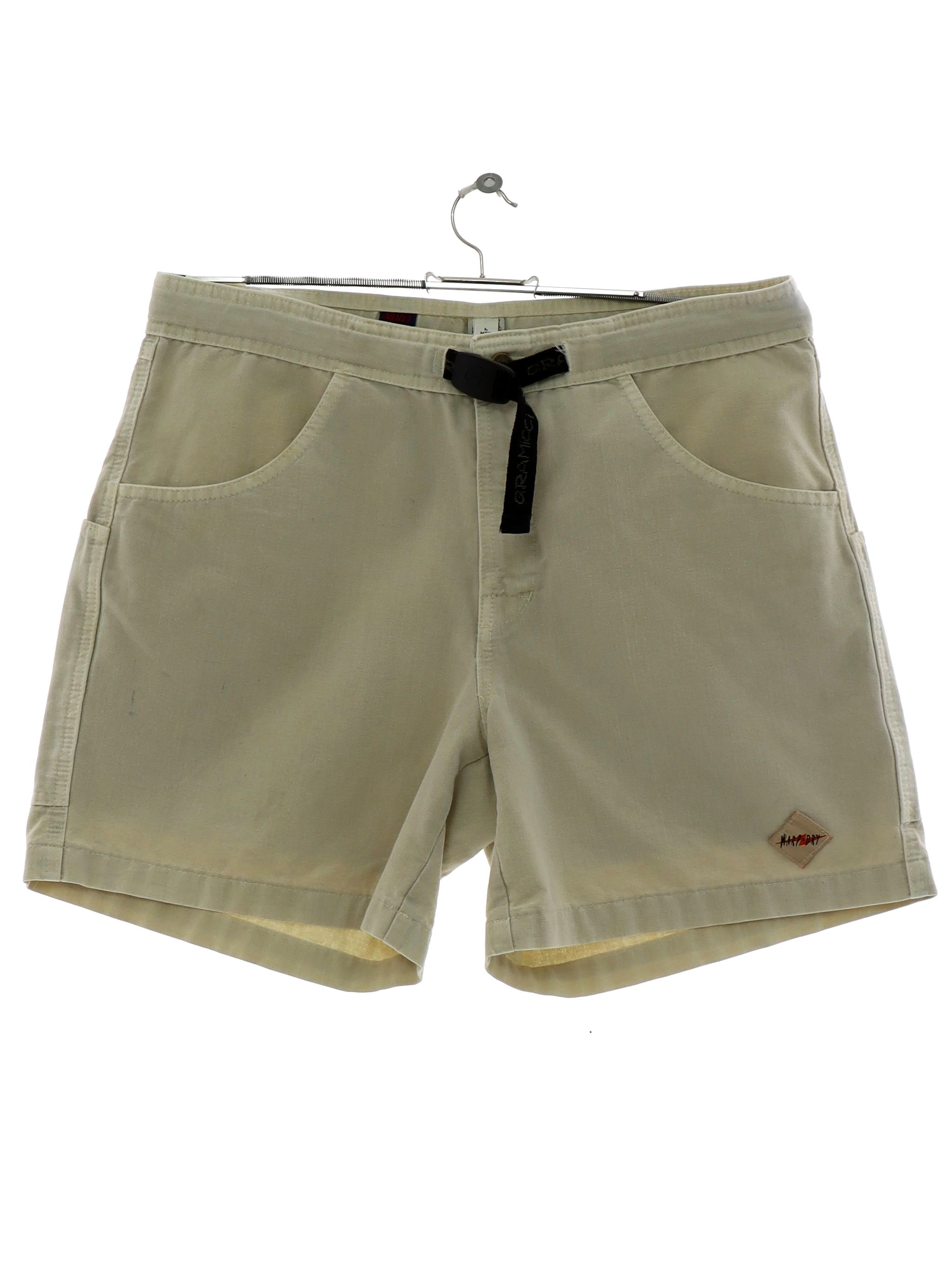 Vintage Gramicci Nineties Shorts: 90s -Gramicci- Mens cream heavy ...