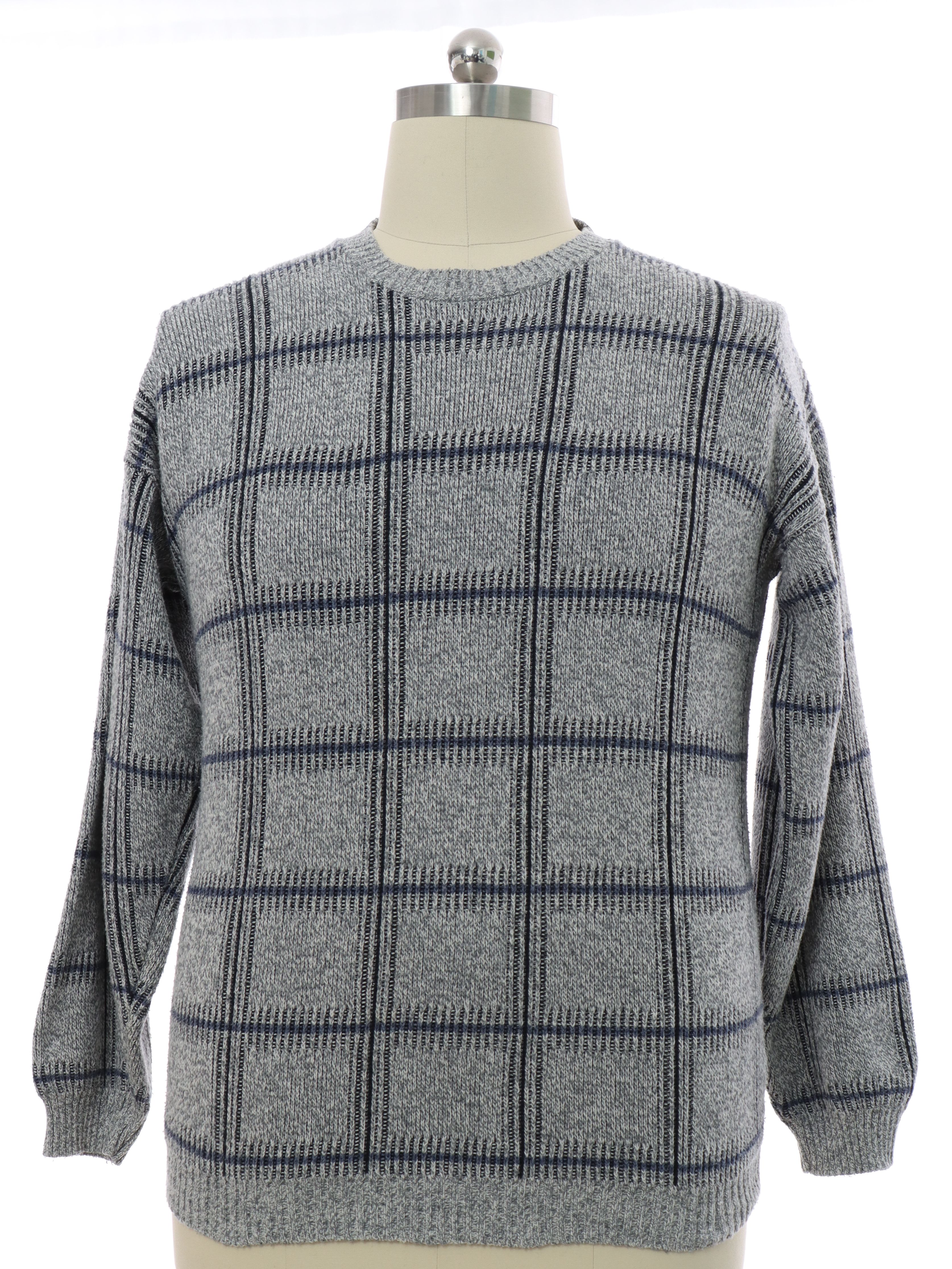 Retro 80 s Sweater 80s Liberty Sweaters Mens mottled shades of