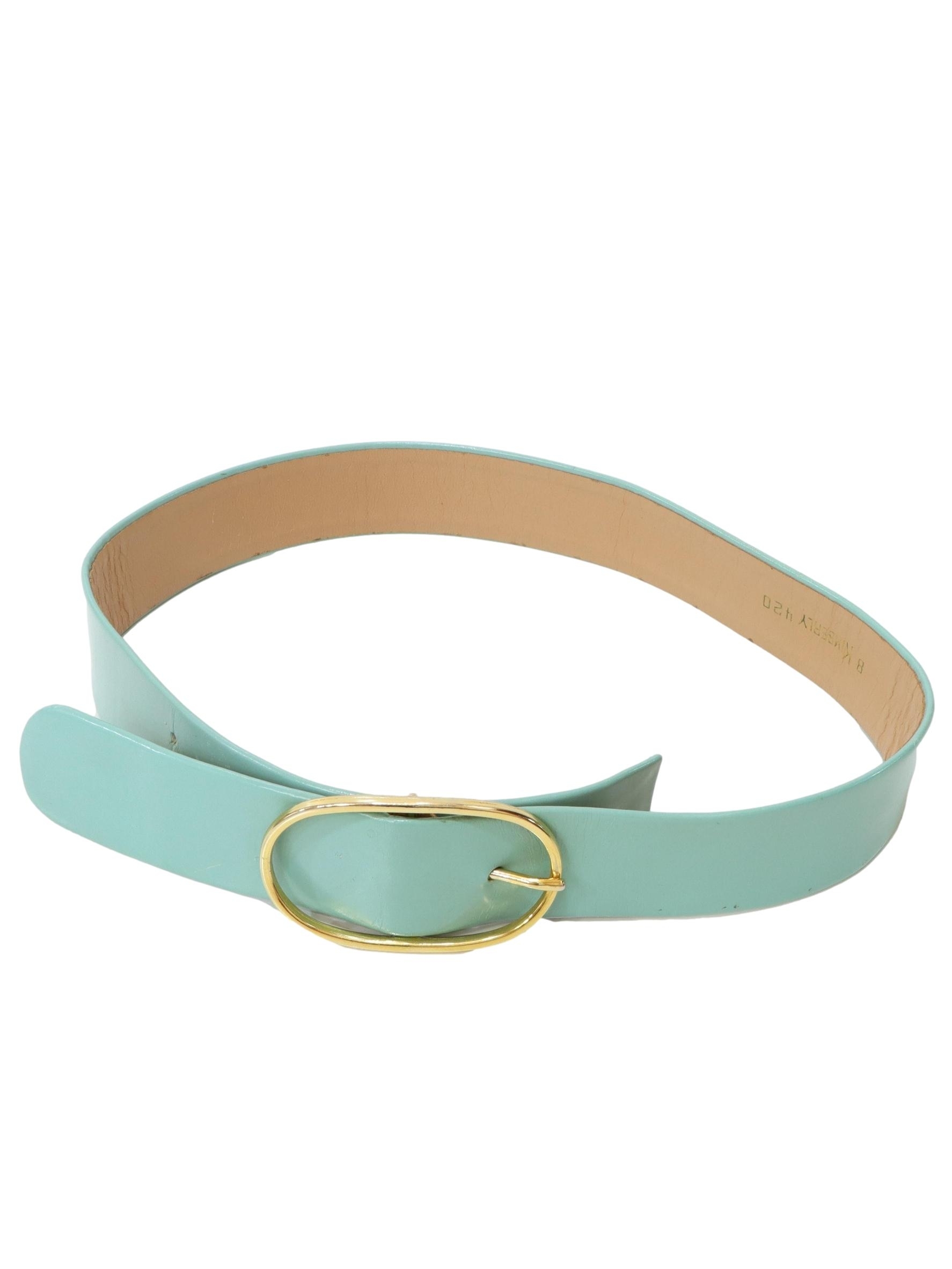 1950s Vintage Belt 50s Kimberly Womens light turquoise