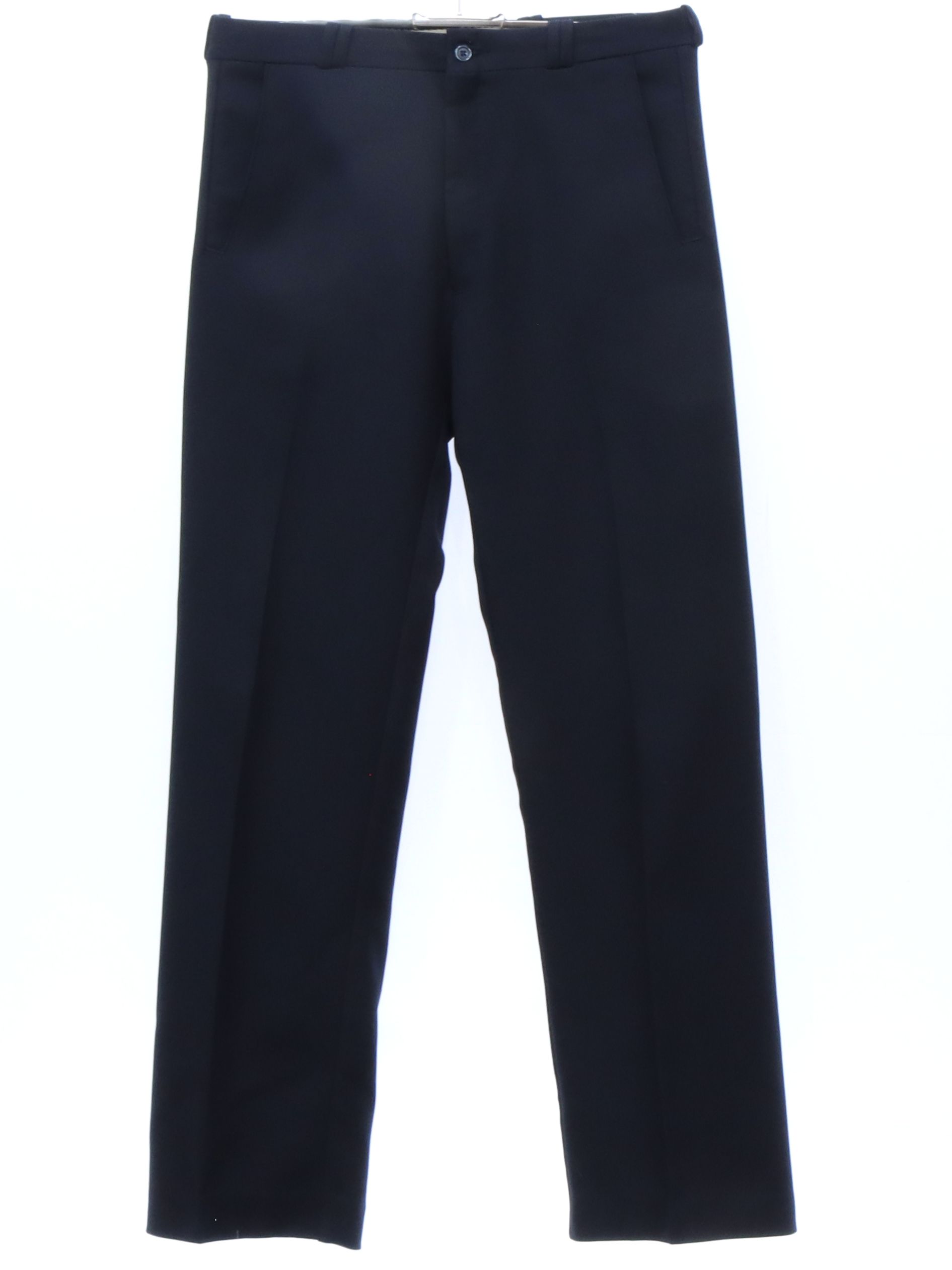 Retro 1980s Pants: Early 80s -Wildfire- Womens midnight blue solid ...