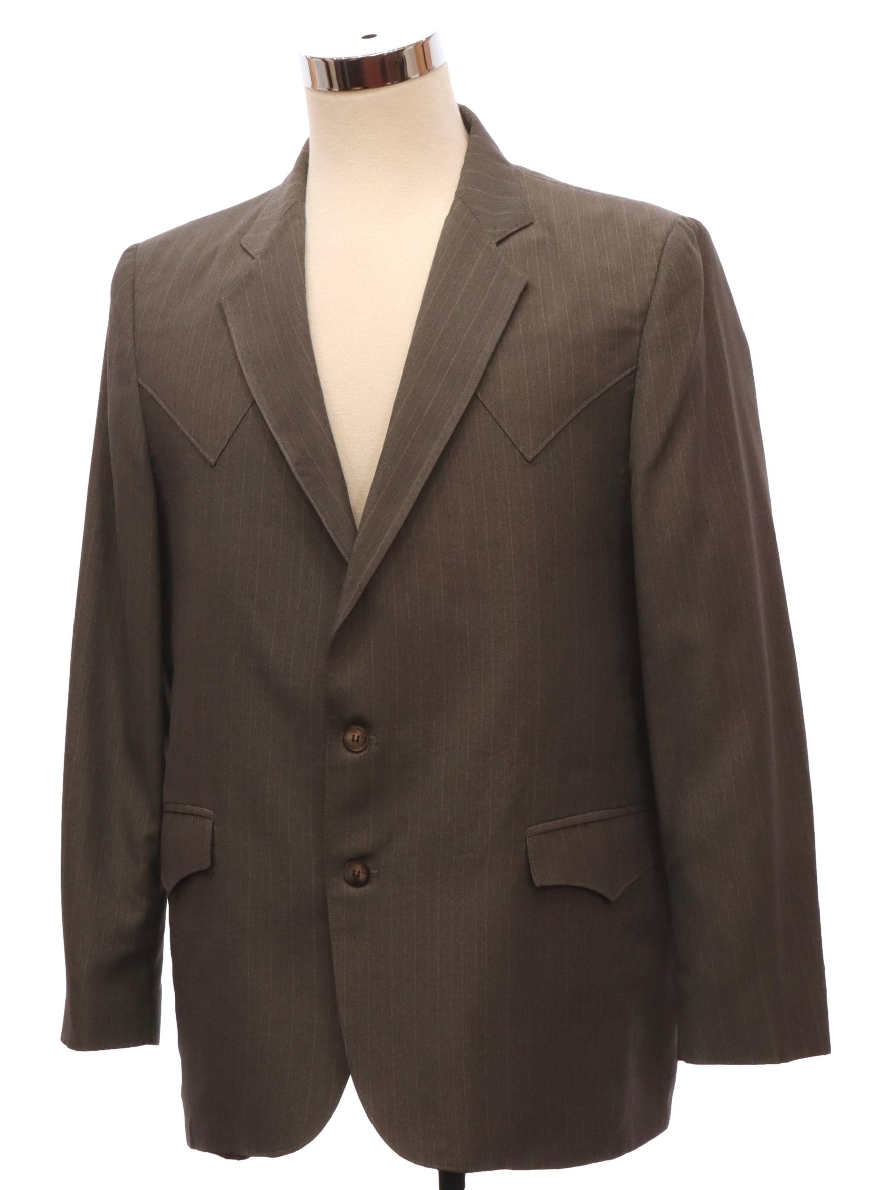 Men's Vintage Western Style Suit Jacket