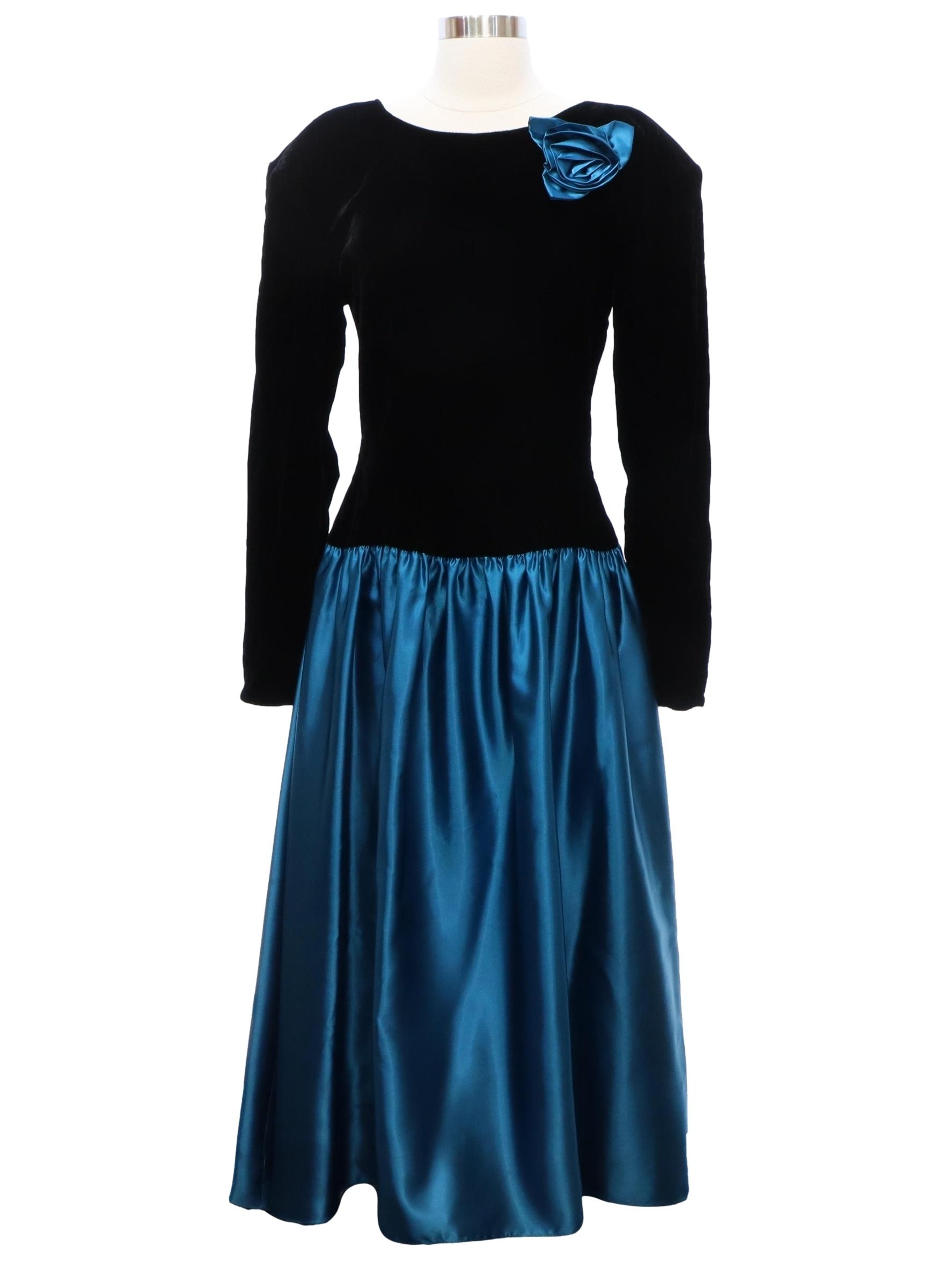 Dance Allure 1980s Vintage Cocktail Dress 80s Dance Allure Womens dance-allure-1980s-vintage-cocktail-dress-80s-dance-allure-womens