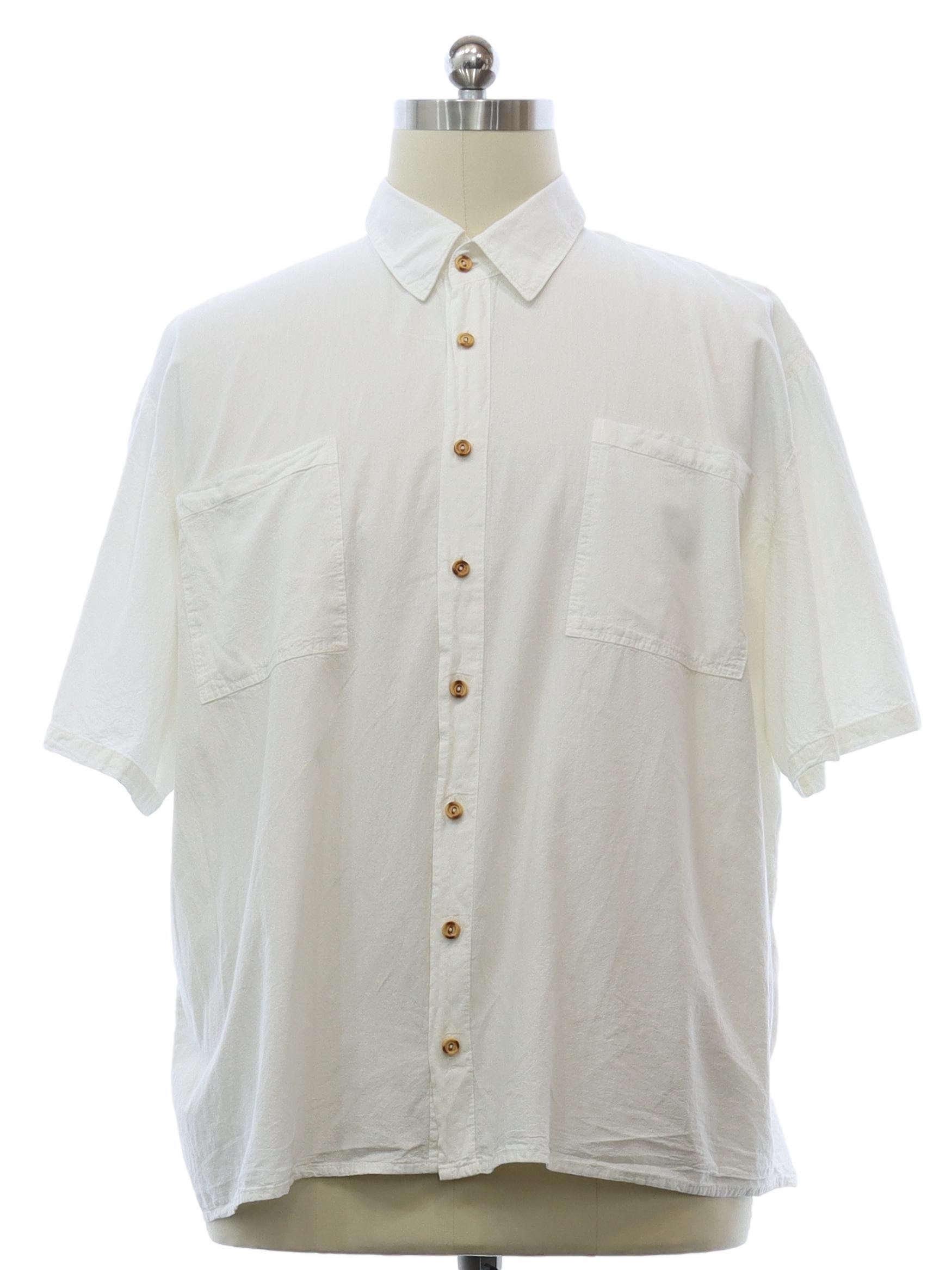 White shirt 80s clearance style