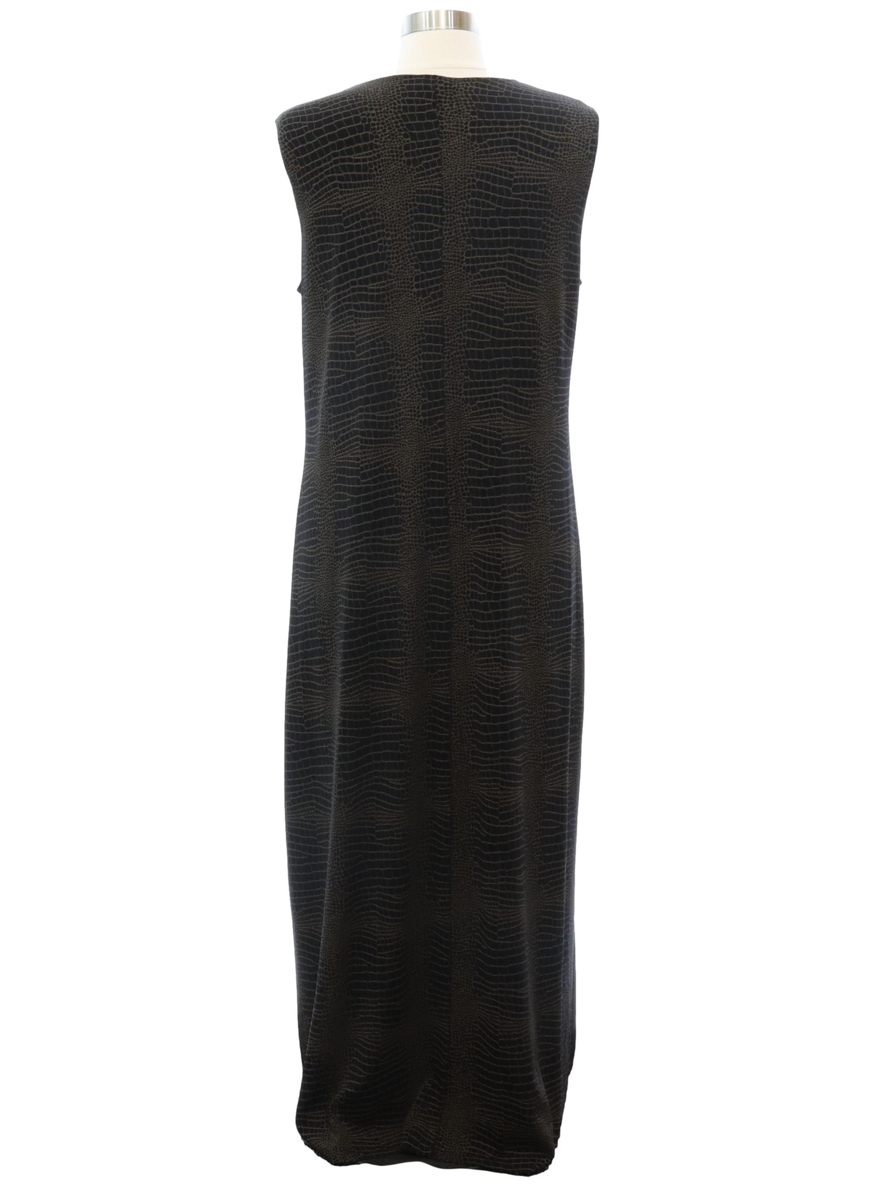 90s Vintage Es. Es. Dress: 90s -Es. Es.- Womens black and