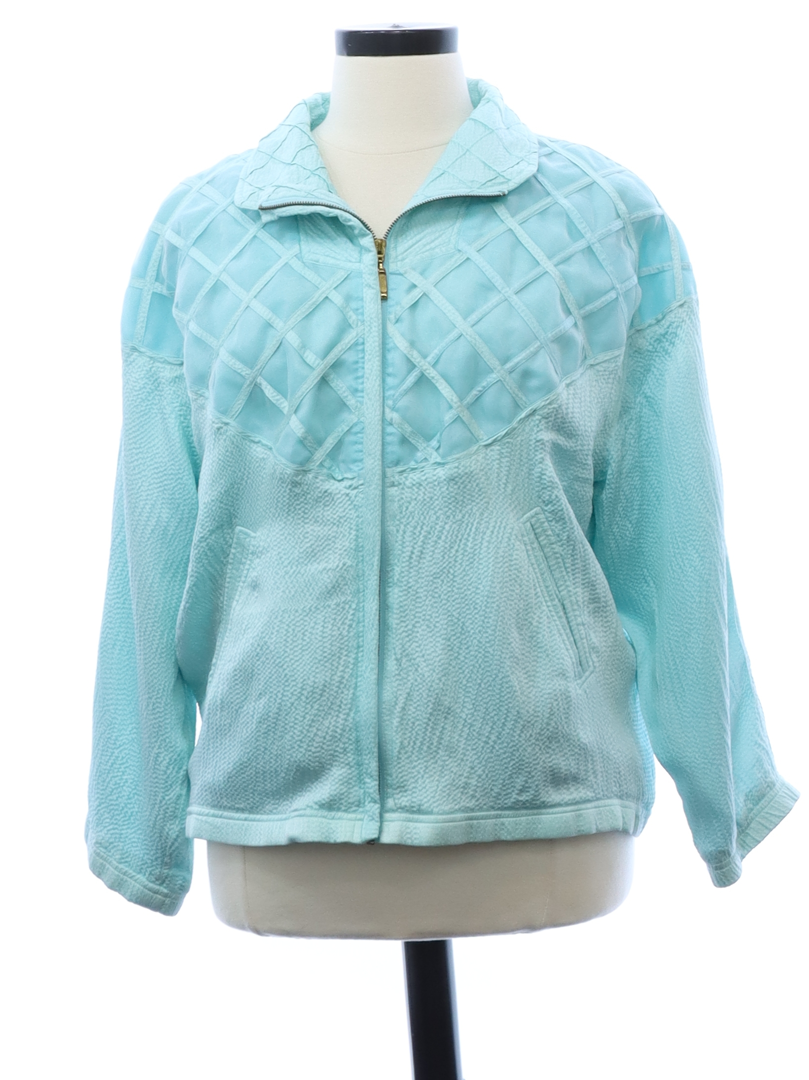 Womens Dolman Lightweight Quilted Jackets Zip Up Long Sleeve Stand