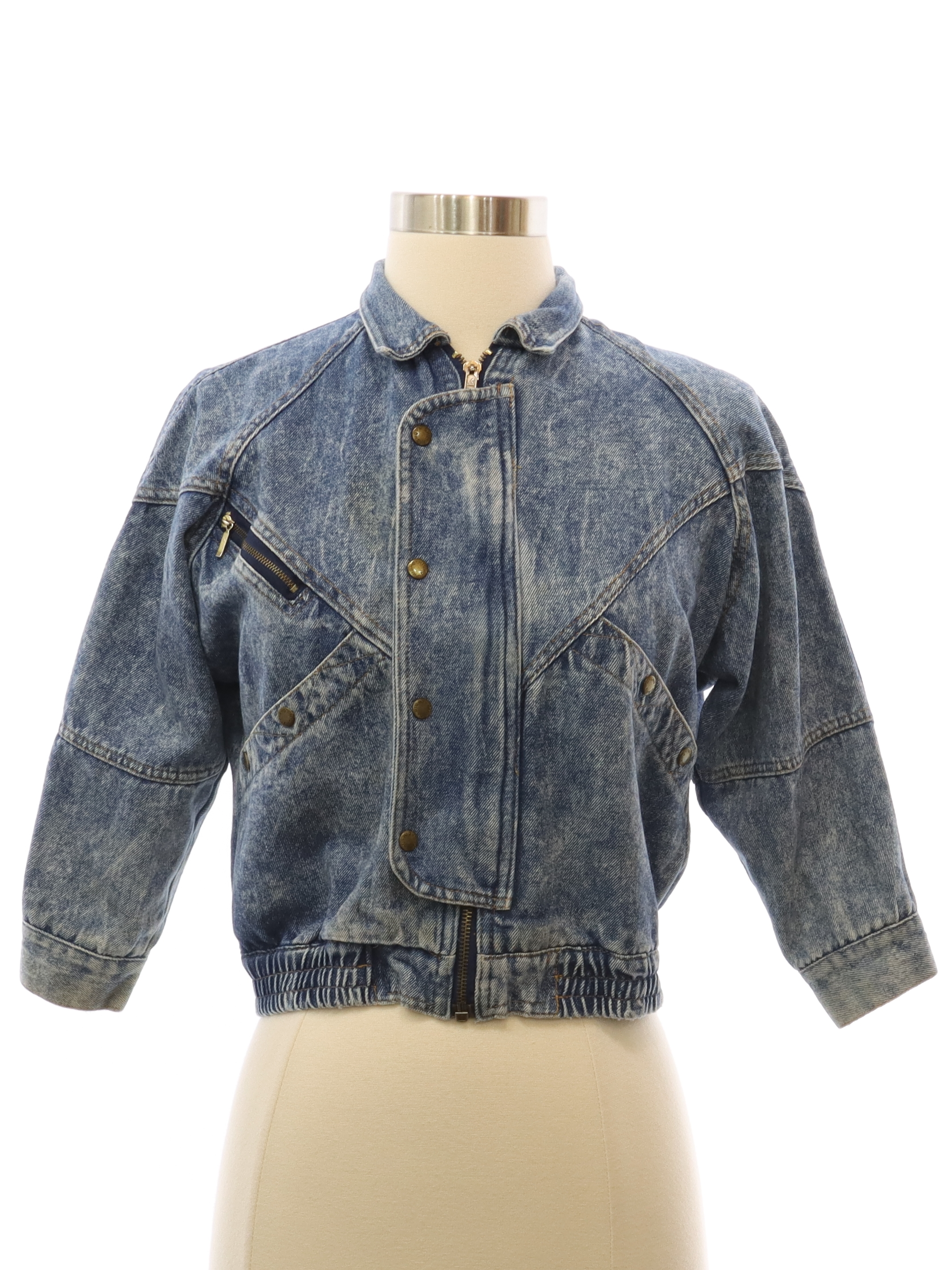 Cropped petite online denim jacket