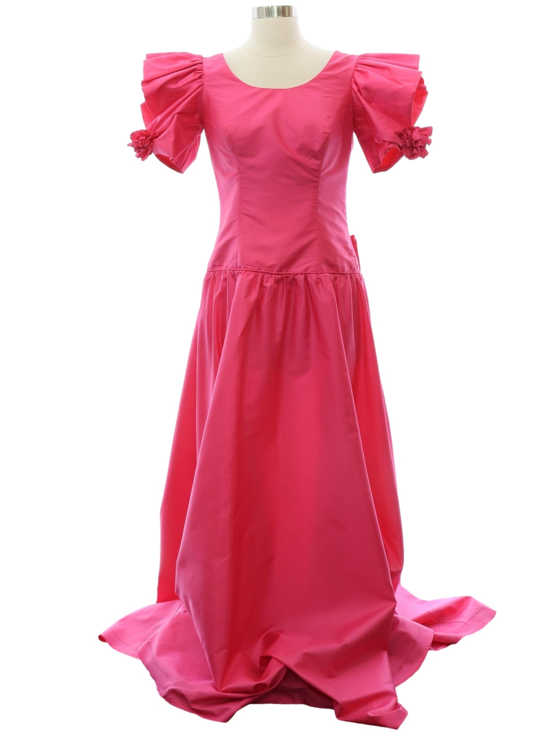 Taffeta 80s sales prom dress