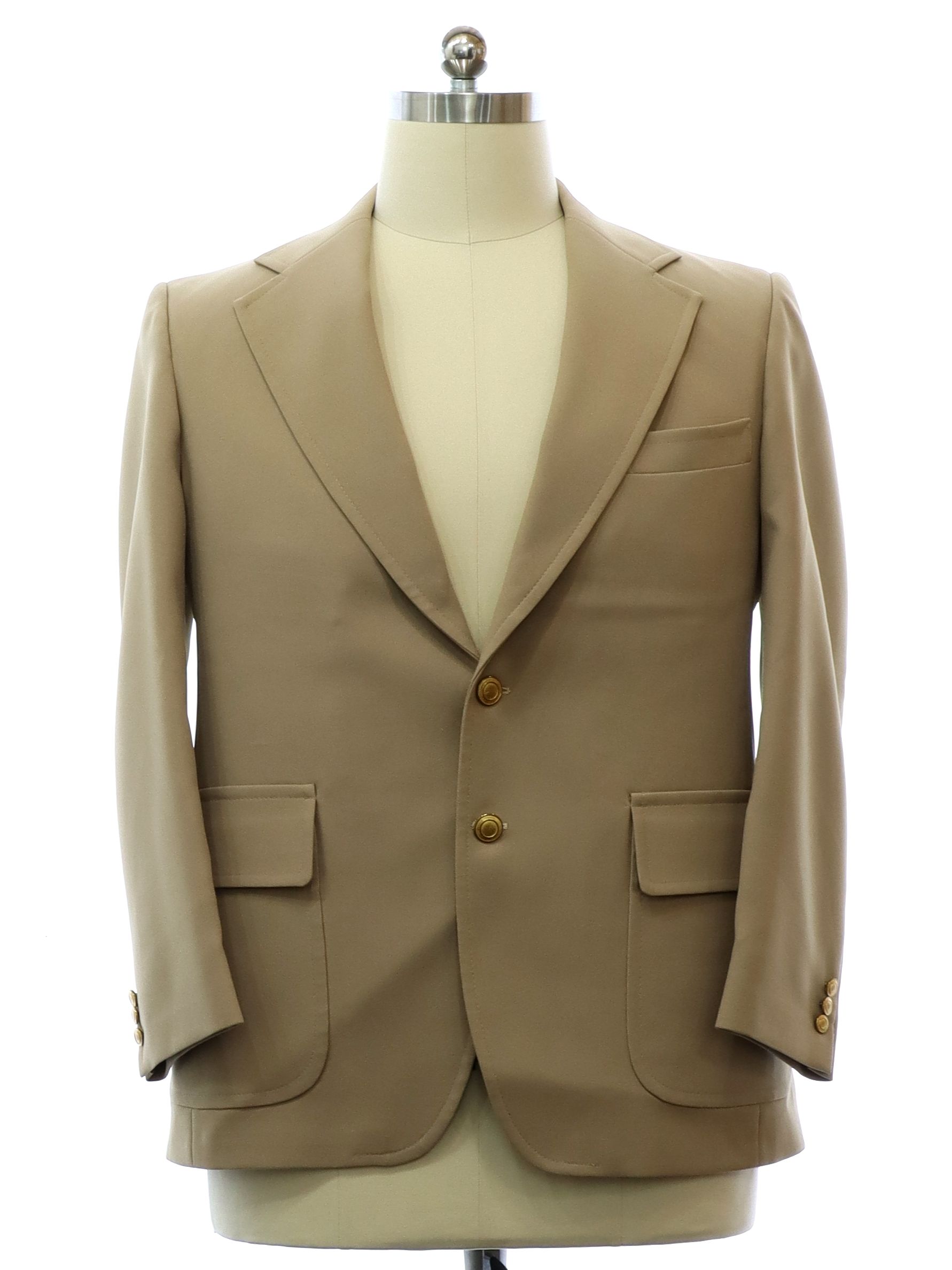 1970s Vintage Jacket: 70s -The Classic Collection- Mens tan