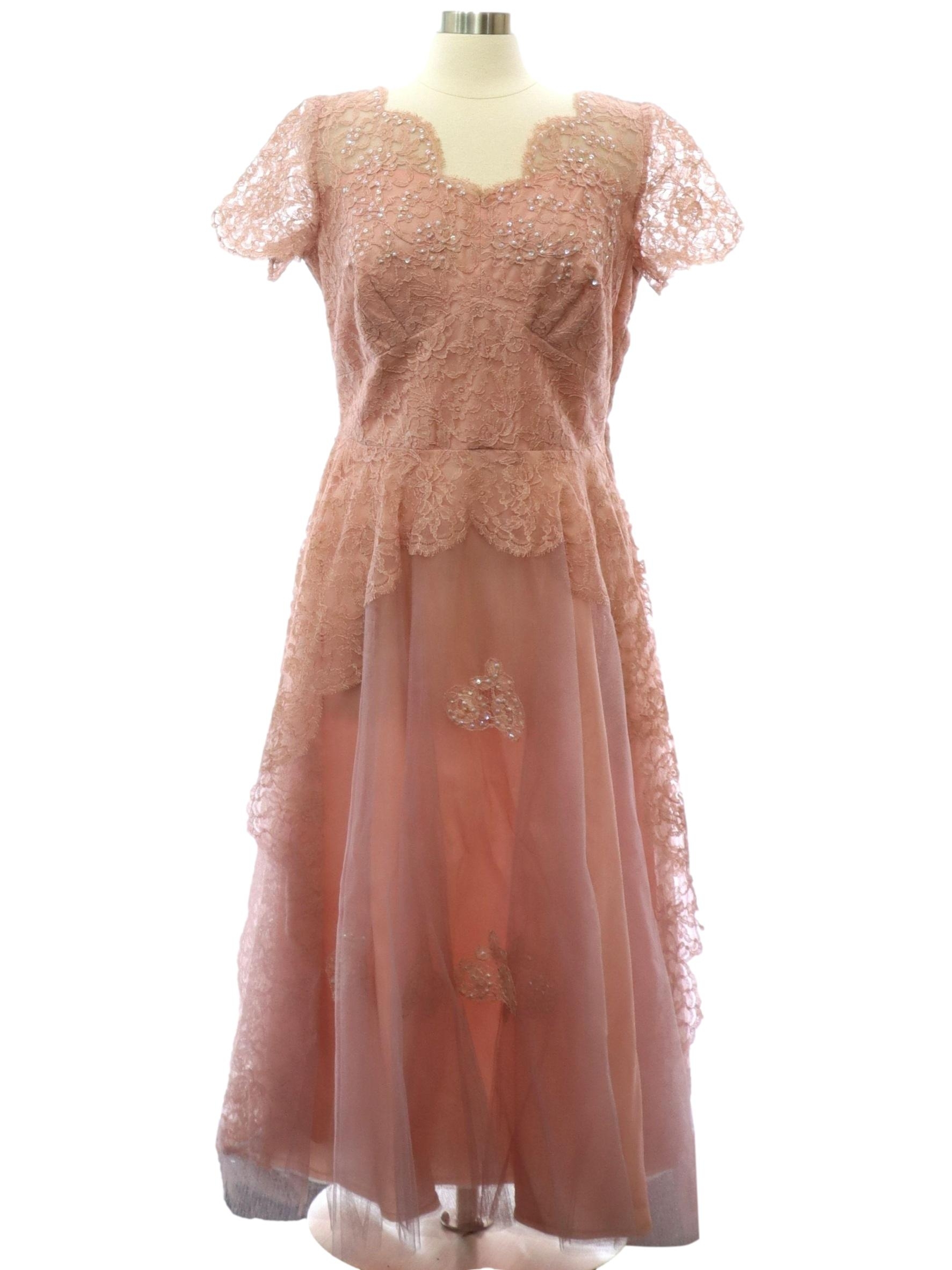 Vintage Nylon/Acetate Rose Lace Vintage Nylon/Acetate Rose Lace