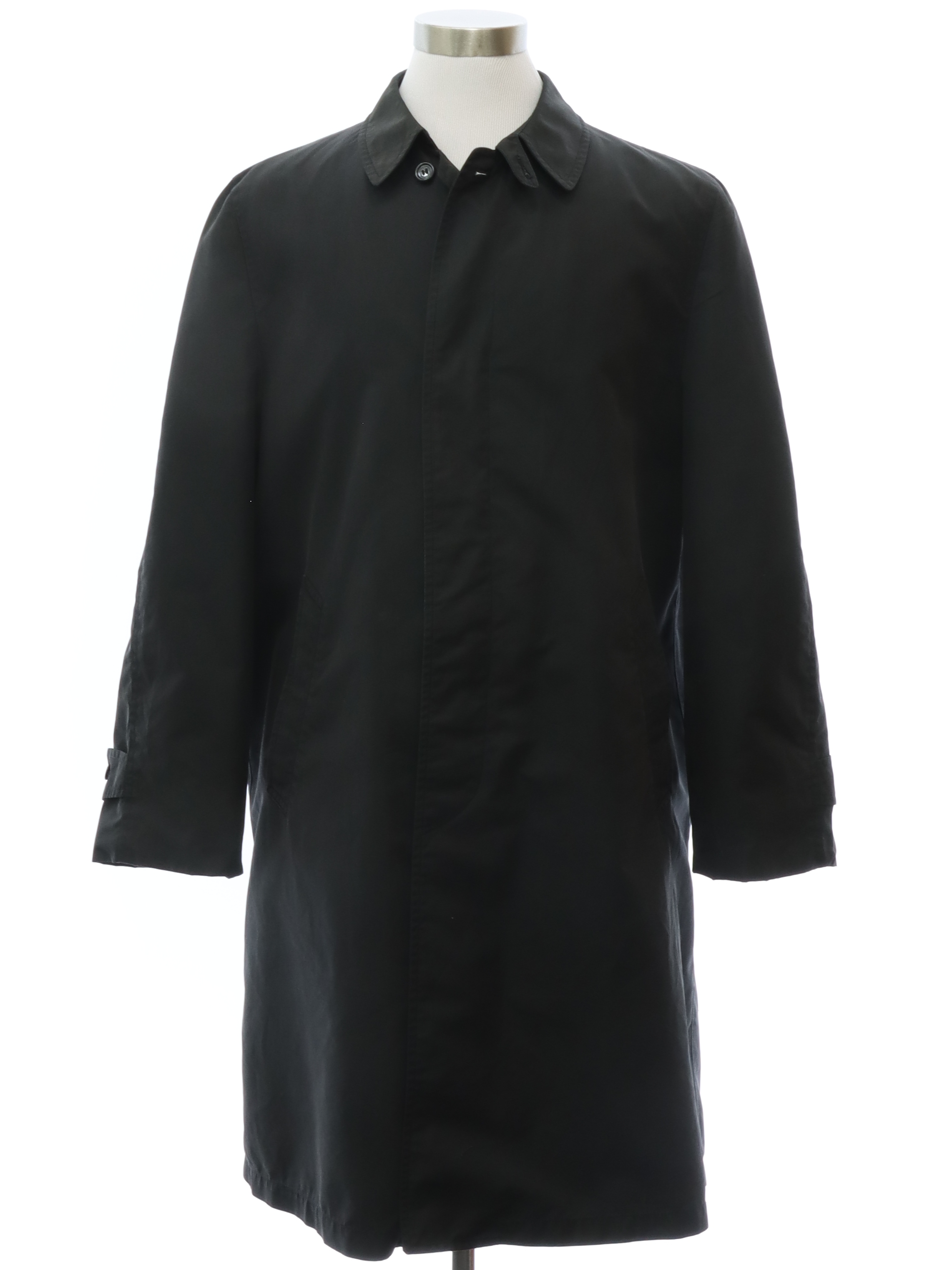 1980 s London Fog Mens London Fog Overcoat Trench Jacket