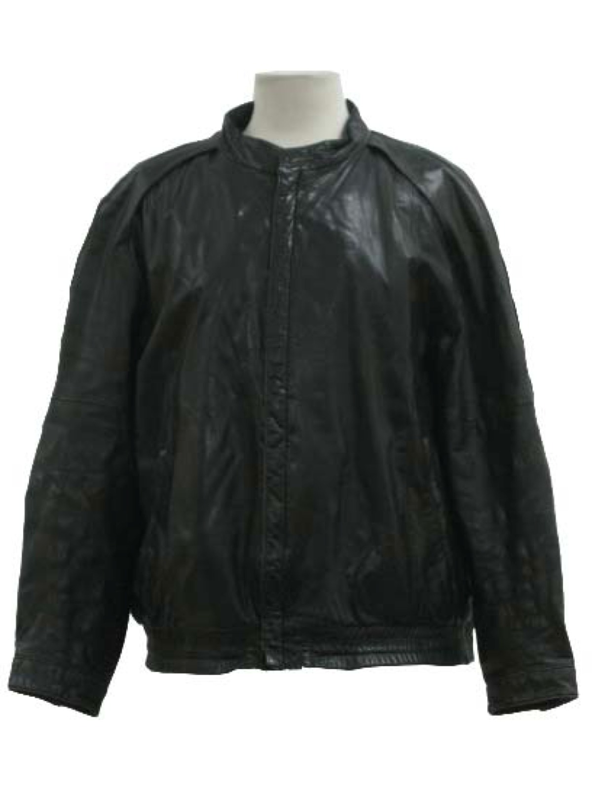 Retro 1980's Leather Jacket (Wilson) : 80s -Wilson- Unisex black ...