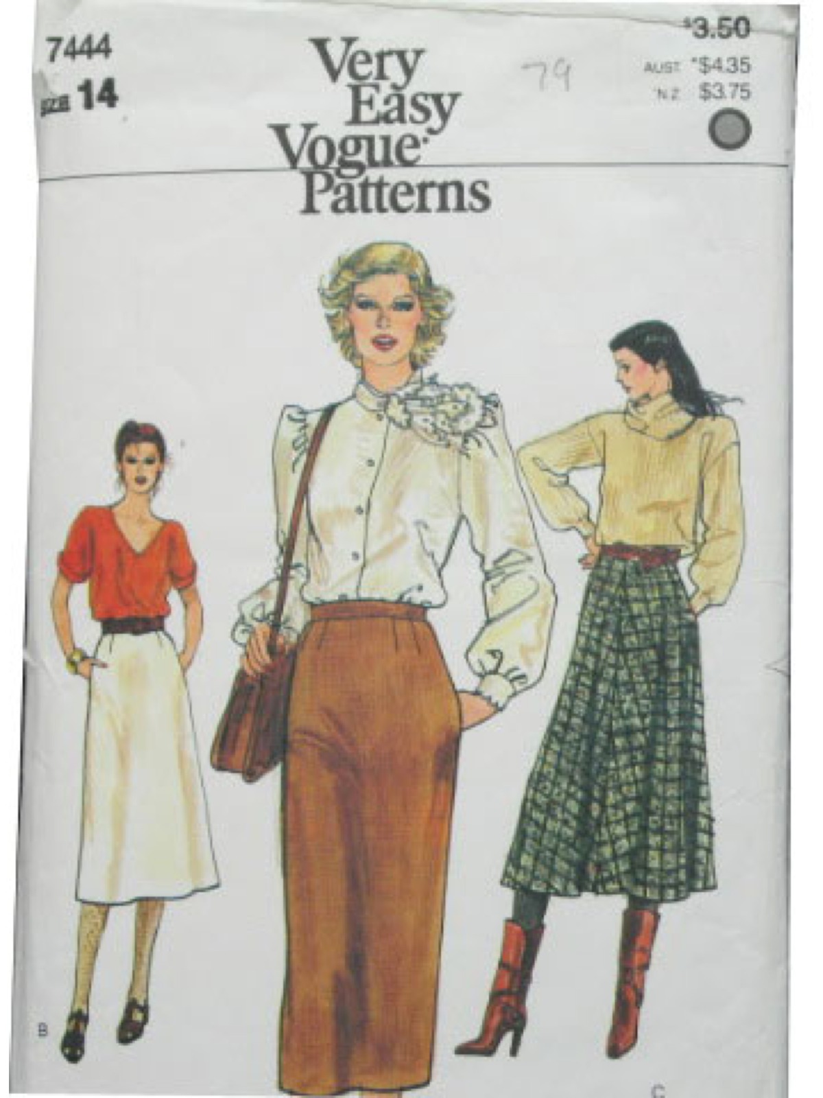 Vintage Vogue Pattern no. 7444 70's Sewing Pattern: 70s -Vogue Pattern ...
