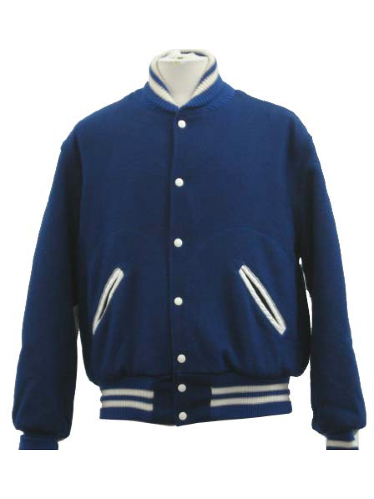 Vintage School Jackets 80's Jacket: 80s -School Jackets- Mens blue wool ...