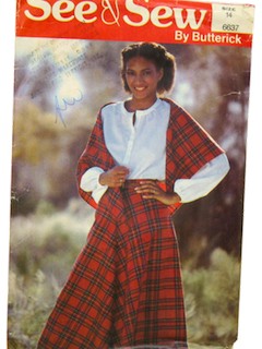 1980's Womens Pattern