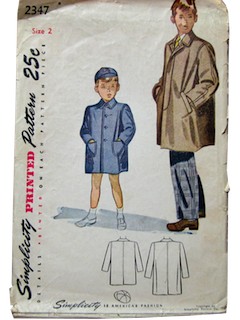 1940's Mens/Boys Pattern