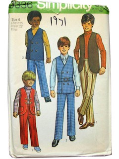 1970's Mens/Boys Pattern