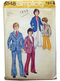 1970's Mens/Boys Pattern