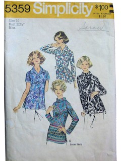 1970's Womens Pattern