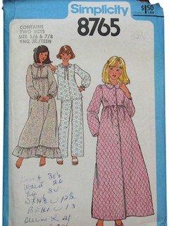 1970's Womens Pattern