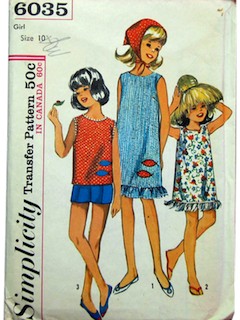 1960's Womens/Childs Pattern