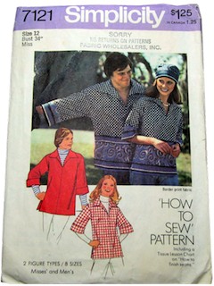 1970's Womens Pattern