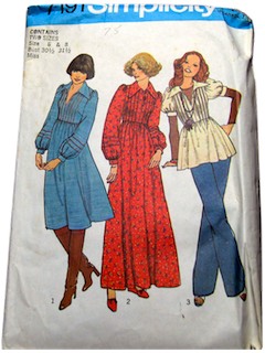 1970's Womens Pattern