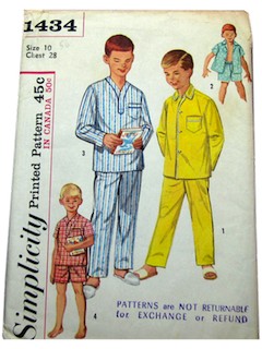 1950's Mens/Boys Pattern