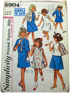 1960's Womens/Childs Pattern