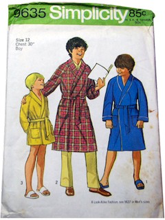 1970's Mens/Boys Pattern