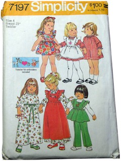 1970's Womens/Childs Pattern