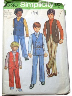 1970's Mens/Boys Pattern