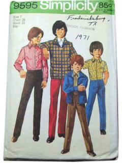 1970's Mens/Boys Pattern