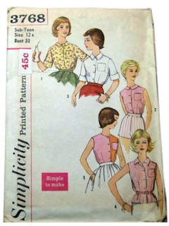 1960's Womens Pattern