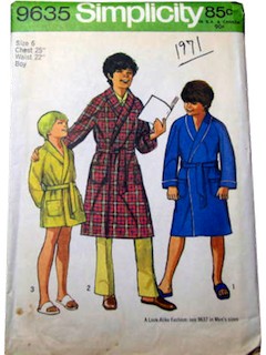 1970's Mens/Boys Pattern