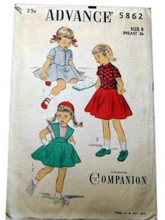 1950's Womens/Childs Pattern