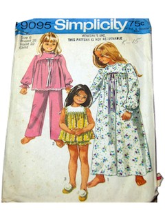 1970's Womens/Childs Pattern