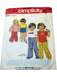 1970's Womens/Childs Pattern