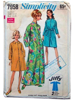 1960's Womens Pattern