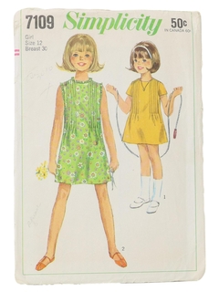 1960's Womens/Girls Pattern