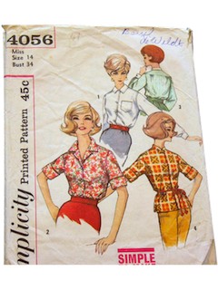 1960's Womens Pattern