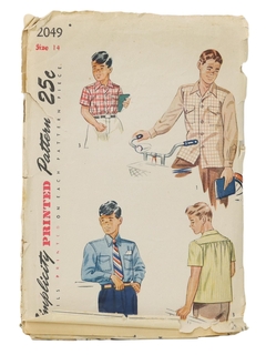 1940's Mens/Boys Pattern