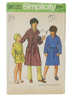 1970's Mens/Childs Pattern