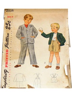 1940's Mens/Boys Pattern