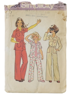 1970's Womens/Childs Pattern