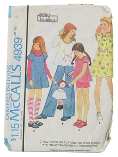 1970's Womens/Childs Pattern