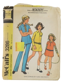 1970's Womens/Childs Pattern