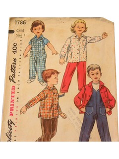 1950's Unisex/Child Pattern